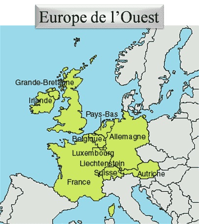 carte hollande europe - Image